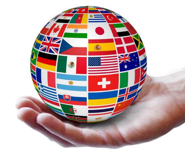 globe of international business 