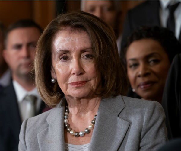 us house speaker nancy pelosi democrat of california and fellow democrats on capitol hill