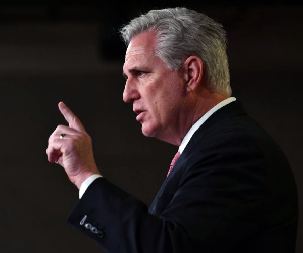 house minority leader kevin mccarthy speaks during his weekly press briefing