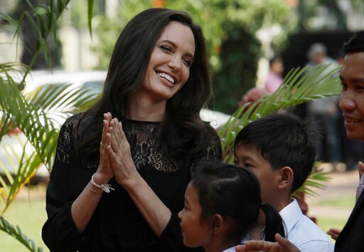 Angelina Jolie in Cambodia for Premiere of Her New Film
