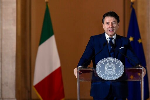 Prosecutors Question Italy's Conte over Slow Virus Lockdowns