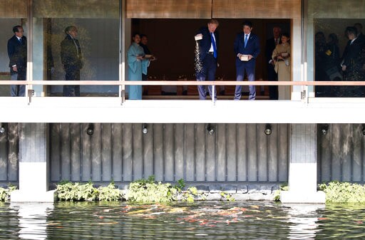 Trump's Japan Visit Includes Formalities and Fish