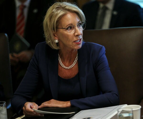 DeVos Says She Won't Take Action on Funding to Arm Teachers