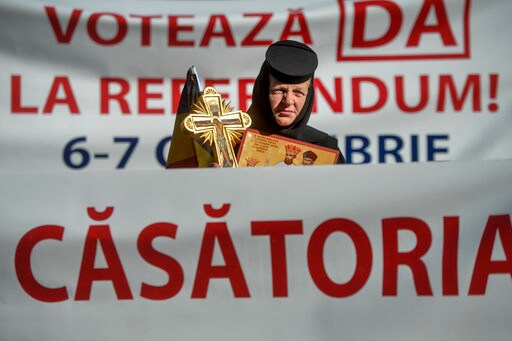 AP Explains: Romanians to Vote on Gay Marriage Amendment
