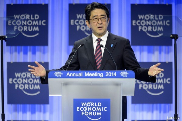 Abe Sees World War I Echoes in Japan-China Tensions