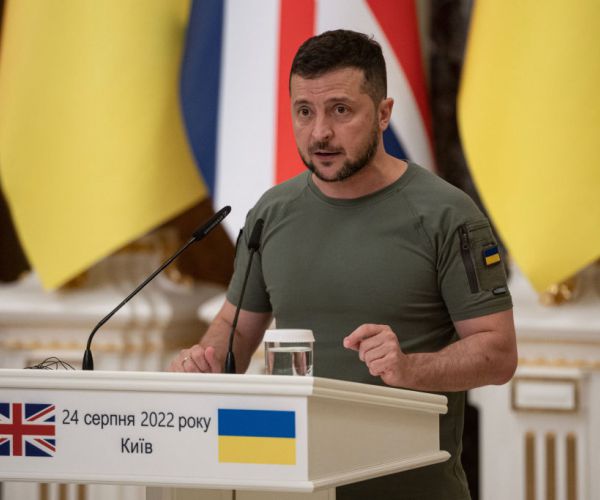 Ukraine President Vows Fight 'Until the End' on War Anniversary