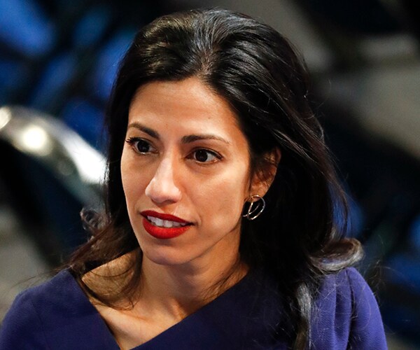 Trump Bashed, Abedin Gets a Pass