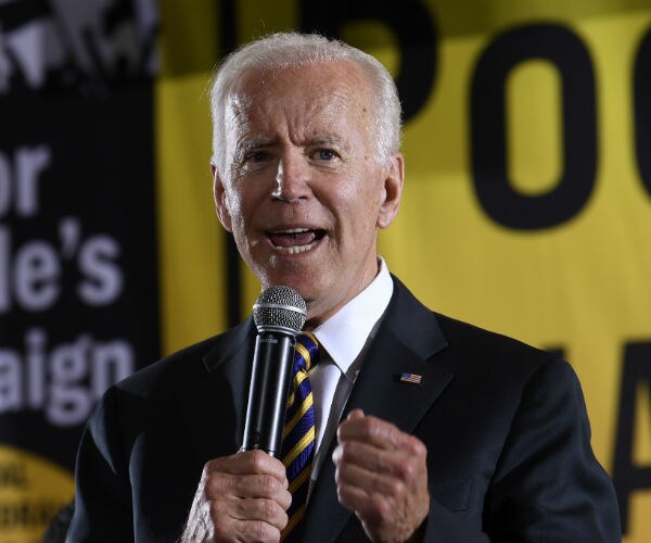 joe biden speaks at the poor people's moral action congress presidential forum in washington, d.c.