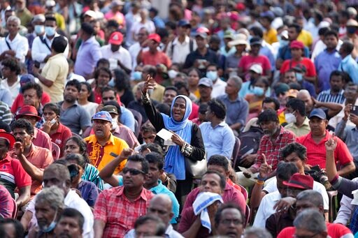 Sri Lankans March against Government Crackdown on Protests