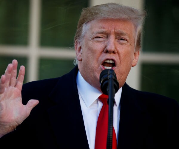 us president trump in the rose garden of the white house recently