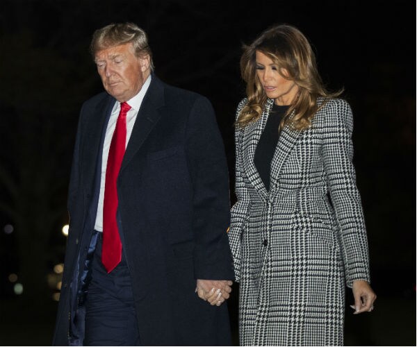 us president donald trump and first lady melania trump