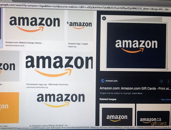 Amazon logos