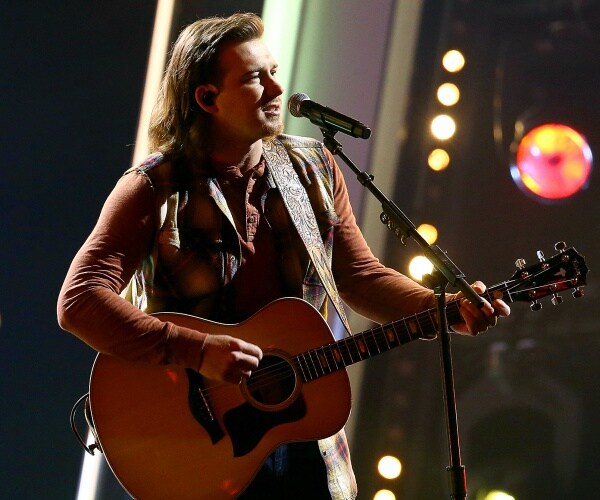 Morgan Wallen performing onstage