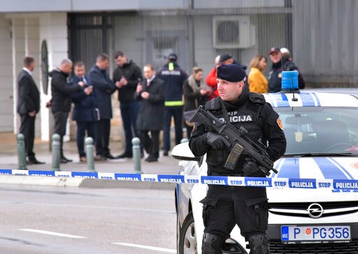 The Latest: Montenegro Police: US Embassy Bomb Not Terrorism