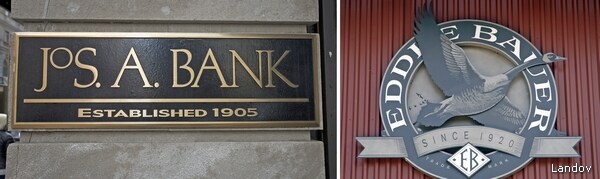 Jos. A. Bank Eddie Bauer: Bank Buys Bauer in $825 Million Deal