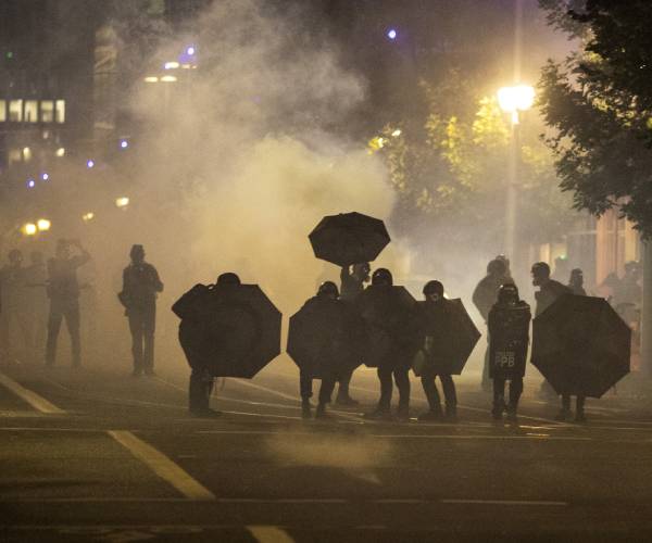 Portland Protests Resurge After Wildfire Smoke Clears
