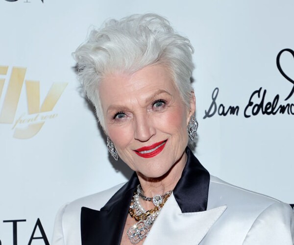 maye musk attends a fashion show in new york in february
