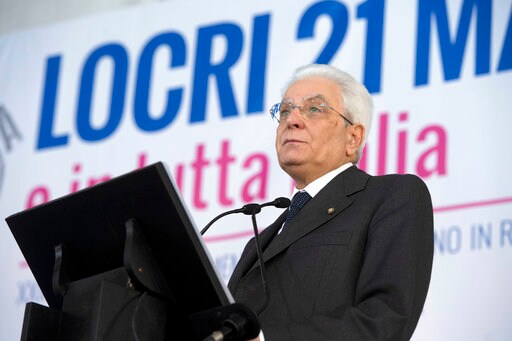 Italy President Hugs Those like Him Who Lost Family to Mafia