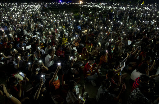 Thai Student Rallies Protest Dissolution of Opposition Party