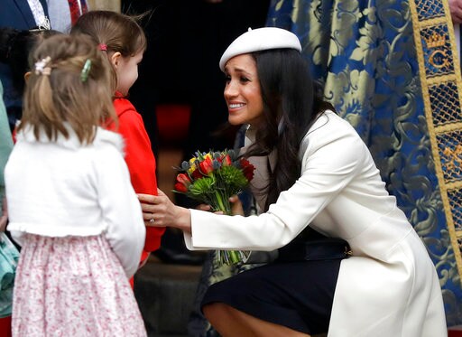 Meghan Markle Makes First Appearance with Queen Elizabeth II