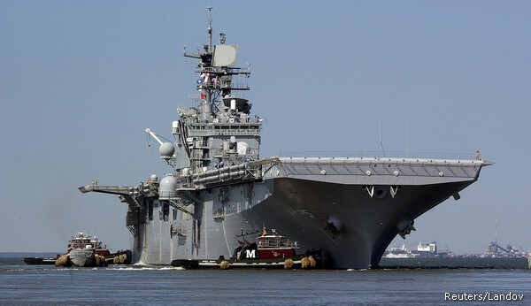 US Beefs up Mediterranean Crisis Force with Warship, Marines