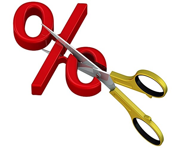 scissors cutting percent sign