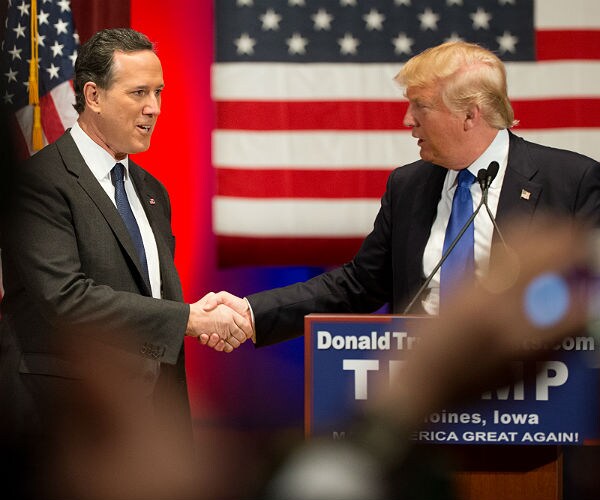 Richard Viguerie Touts Santorum as Trump VP