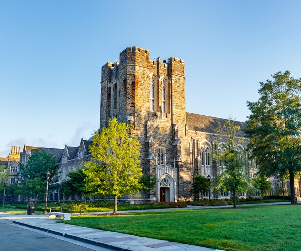 a building on the campus of duke university
