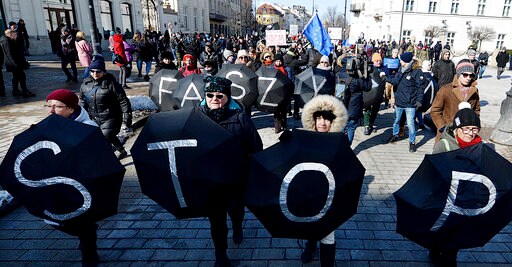Poles March to Protest Rising Racism, Anti-Semitism