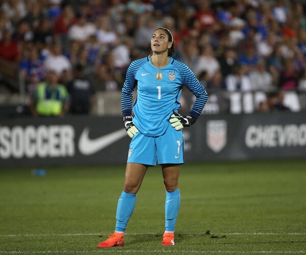 retired united states soccer goalkeeper hope solo