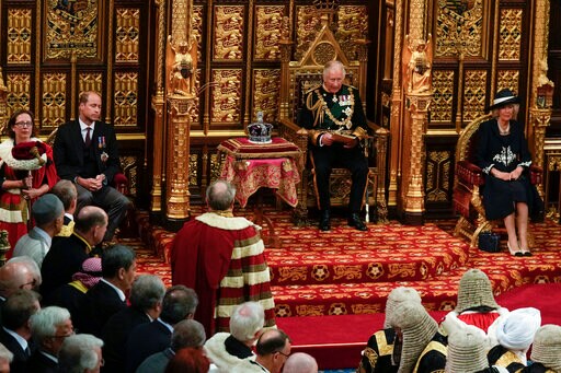 Queen Delegates Opening of Parliament for First Time