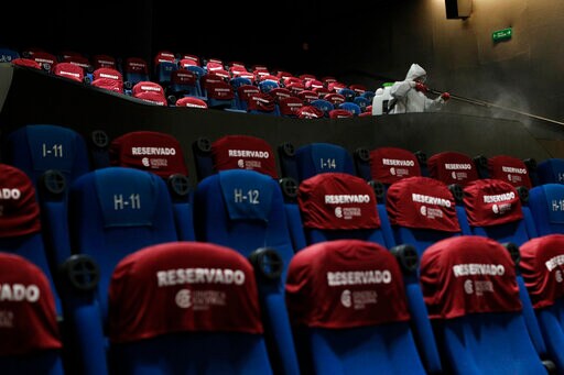 Mexico City Reopens Movie Theaters to Sparse Crowds