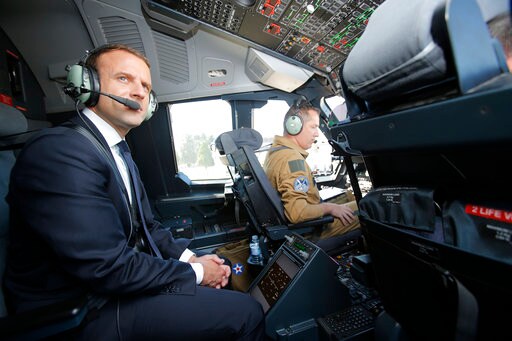 Macron Kicks off Paris Air Show with Airborne Entrance