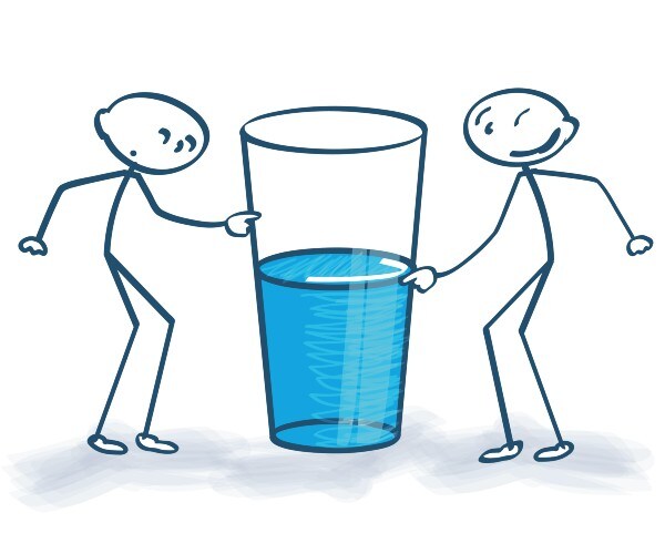 try seeing the glass as half full 