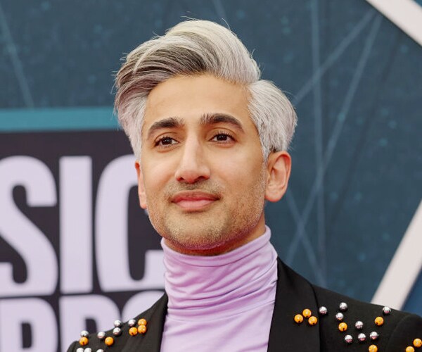 tan france attends the 2022 cmt music awards in nashville tennessee