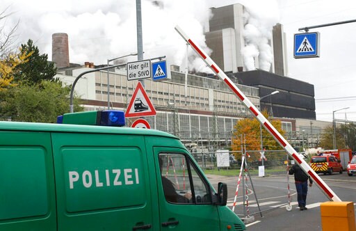 The Latest: Activists Disrupt German Coal Power Plant