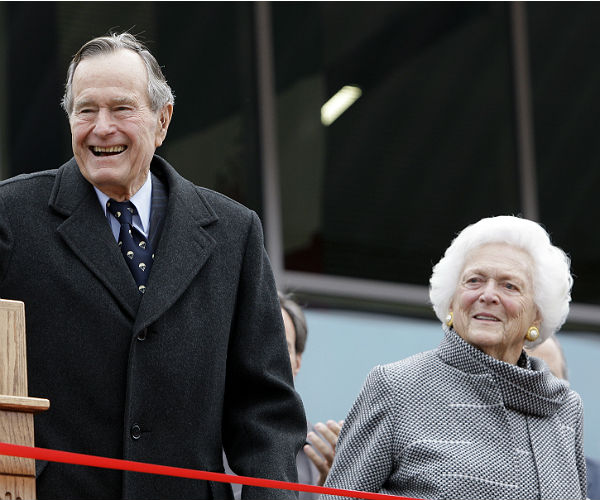 George HW Bush Battles Pneumonia, Wife Has Bronchitis