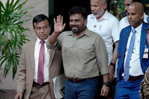 Marxist Anura Kumara Dissanayake Sworn in as Sri Lanka's President