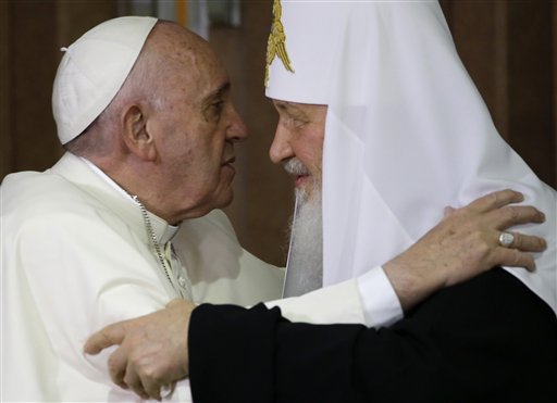 Pope-Patriarch Meeting Seen by Russians as Significant