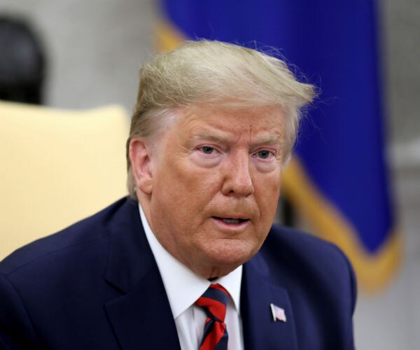 us president donald trump speaking in the oval office of the white house in washington dc 