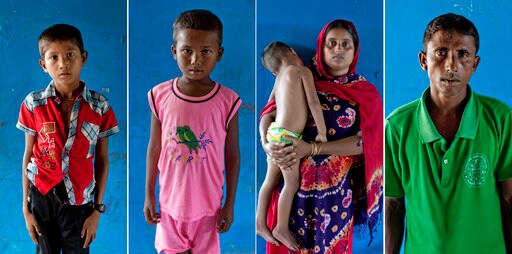 AP PHOTOS: Portraits of Rohingya Survivors of Capsized Boat