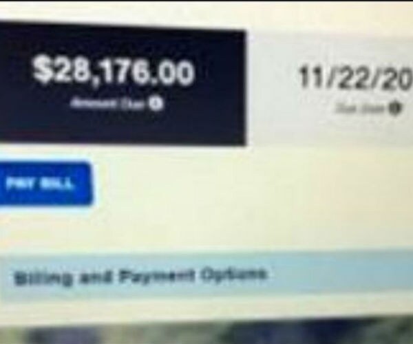 Woman Stunned to Find Electric Bill Listed as $284 Billion