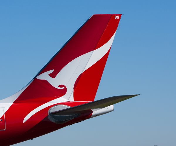 Qantas Airlines airplane