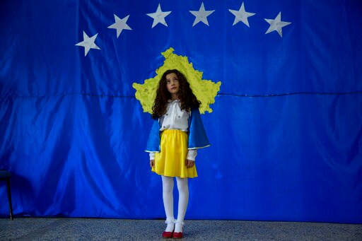 Students Celebrate 1st Child Born in an Independent Kosovo