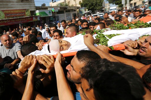 Palestinians Bury 7 Killed in Latest Flare-up in Gaza Strip