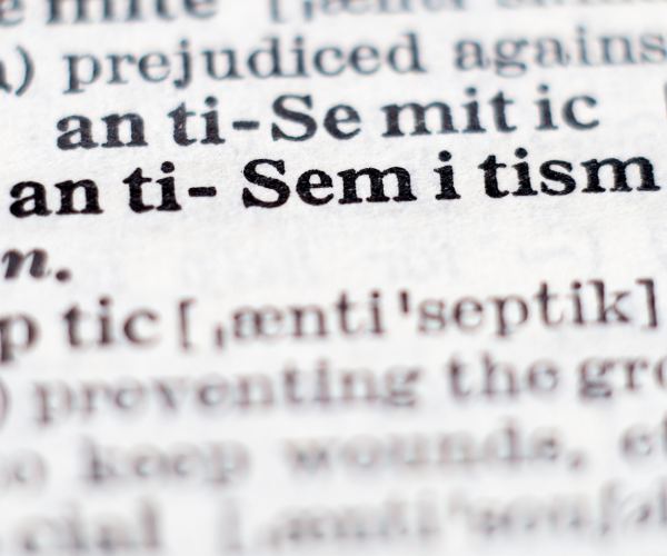 the word antisemitism in a dictionary
