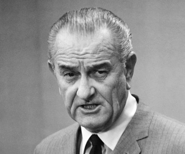 lyndon johnson in nineteen sixty eight