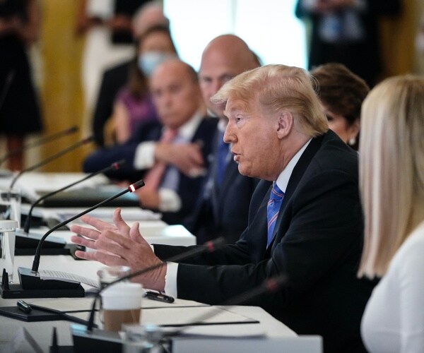 Republicans Unsurprised Trump Threatened to Veto Bill Over Renaming Military Bases