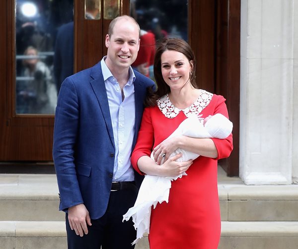 Prince Louis Arthur Charles: British Royals William and Kate Name Their Baby