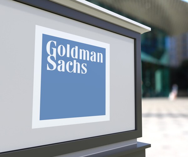 a sign for goldman sachs